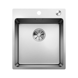 BLANCO ANDANO 400-IF/A stal polerowana, korek auto., InFino, PushControl