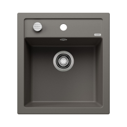 Zlewozmywak DALAGO 45 Silgranit wulkaniczny szary, korek auto.