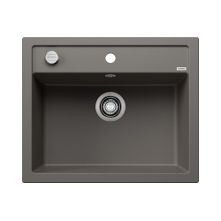 Zlewozmywak DALAGO 6 Silgranit wulkaniczny szary korek auto.