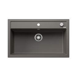 Zlewozmywak DALAGO 8 Silgranit wulkaniczny szary, korek auto.