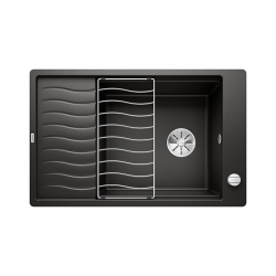 BLANCO ELON XL 6 S-F Silgranit czarny odwracalny, korek auto., InFino, kratka ociekowa