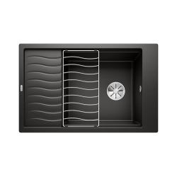 BLANCO ELON XL 6 S Silgranit czarny odwracalny, InFino, kratka ociekowa