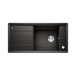BLANCO FARON XL 6 S Silgranit czarny odwracalny, korek auto., InFino