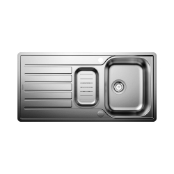 BLANCO LANTOS II 6 S-IF stal szczotkowana, odwracalny, korek auto., odsączarka stalowa