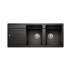 BLANCO LEGRA 8 S Silgranit czarny, odwracalny
