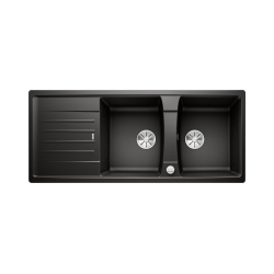 BLANCO LEXA 8 S Silgranit czarny odwracalny, korek auto., InFino
