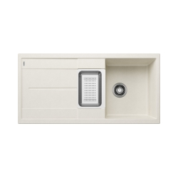 Zlewozmywak METRA 6 S Silgranit delikatny biały odwracalny