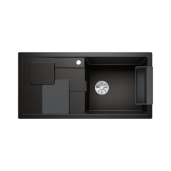 BLANCO SITY XL 6 S Silgranit czarny prawa, InFino, z akcesoriami lava grey