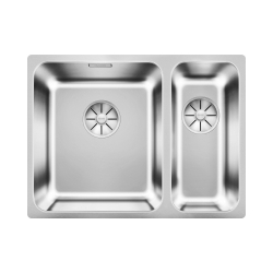 BLANCO SOLIS 340/180-U stal szczotkowana lewa, InFino