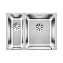 BLANCO SOLIS 340/180-U stal szczotkowana prawa, InFino
