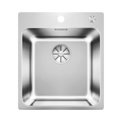 BLANCO SOLIS 400-IF/A stal szczotkowana, korek auto., InFino, PushControl