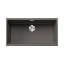 Komora podwieszana SUBLINE 800-U Silgranit wulkaniczny szary, InFino