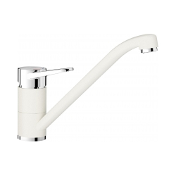 BLANCO WEGA II Silgranit-Look biały/chrom