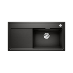 BLANCO ZENAR XL 6 S SteamerPlus Silgranit czarny prawa, korek auto., InFino, deska jesionowa, GN1/2, GN1/3