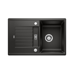 BLANCO ZIA 45 S Silgranit czarny odwracalny, korek auto.