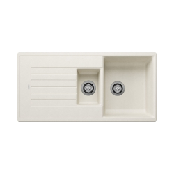 Zlewozmywak ZIA 6 S Silgranit delikatny biały odwracalny