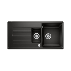 BLANCO ZIA 6 S Silgranit czarny, odwracalny, korek auto.