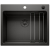 BLANCO ETAGON 6 Edition Silgranit czarny, korek auto., InFino, kratka przelewowa czarna, dźwignia czarna, szyny