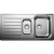 BLANCO LANTOS II 6 S-IF stal szczotkowana, odwracalny, korek auto.