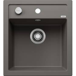 Zlewozmywak DALAGO 45 Silgranit wulkaniczny szary, korek auto.
