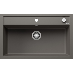 Zlewozmywak DALAGO 8 Silgranit wulkaniczny szary, korek auto.