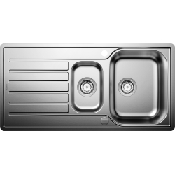 BLANCO LANTOS II 6 S-IF stal szczotkowana, odwracalny, korek auto.
