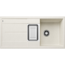 Zlewozmywak METRA 6 S Silgranit delikatny biały odwracalny