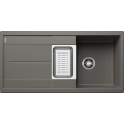 Zlewozmywak METRA 6 S Silgranit wulkaniczny szary odwracalny