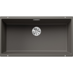 Komora podwieszana SUBLINE 800-U Silgranit wulkaniczny szary, InFino