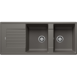 Zlewozmywak ZIA 8 S Silgranit wulkaniczny szary odwracalny