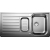 BLANCO LANTOS II 6 S-IF stal szczotkowana, odwracalny, korek auto., odsączarka stalowa