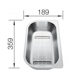BLANCO Odsączarka stal nierdzewna, 359x189, [LIVIT 6 S]