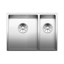 BLANCO CLARON 340/180-U stal polerowana lewa, InFino