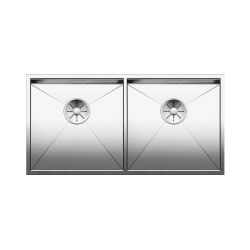 BLANCO ZEROX 400/400-U stal polerowana, InFino