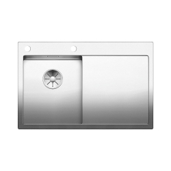 BLANCO CLARON 4 S-IF stal polerowana lewa, korek auto., InFino, PushControl