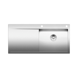 BLANCO FLOW XL 6 S-IF Stal polerowana prawa, korek auto., InFino, PushControl