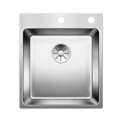 BLANCO ANDANO 400-IF/A Stal polerowana, korek auto., InFino