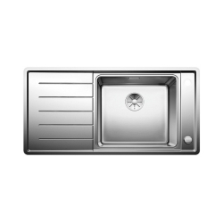 BLANCO ANDANO XL 6 S-IF stal polerowana prawa, korek auto., InFino, odsączarka stalowa