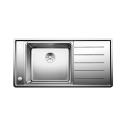 BLANCO ANDANO XL 6 S-IF stal polerowana lewa, korek auto., InFino, odsączarka stalowa