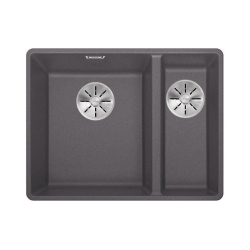BLANCO SUBLINE 340/160-F Silgranit szarość skały lewa, InFino