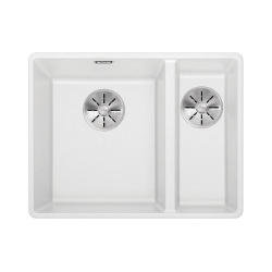 BLANCO SUBLINE 340/160-F Silgranit biały lewa, InFino