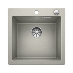 BLANCO PLEON 5 Silgranit PuraDur Perłowoszary, korek auto., InFino