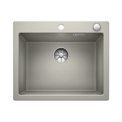 BLANCO PLEON 6 Silgranit PuraDur Perłowoszary, korek auto., InFino