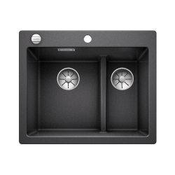 BLANCO PLEON 6 Split Silgranit antracyt lewa, korek auto., InFino