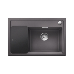 BLANCO ZENAR XL 6 S Compact Silgranit PuraDur Szarość skały prawa, korek auto., InFino, deska szkło czarne