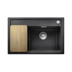 BLANCO ZENAR XL 6 S Compact Silgranit antracyt prawa, korek auto., InFino, deska jesionowa