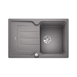 BLANCO CLASSIC NEO 45 S Silgranit alumetalik odwracalny, korek auto., InFino, deska tworzywo