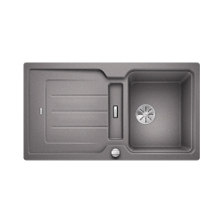 BLANCO CLASSIC NEO 5 S Silgranit PuraDur Alumetalik odwracalny, korek auto., InFino, deska tworzywo