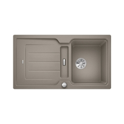 BLANCO CLASSIC NEO 5 S Silgranit PuraDur Tartufo odwracalny, korek auto., InFino, deska tworzywo