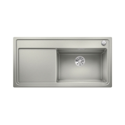 BLANCO ZENAR XL 6 S Steamer SystemPlus Silgranit PuraDur Perłowoszary prawa, korek auto., InFino, deska jesionowa, GN1/2, GN1/3